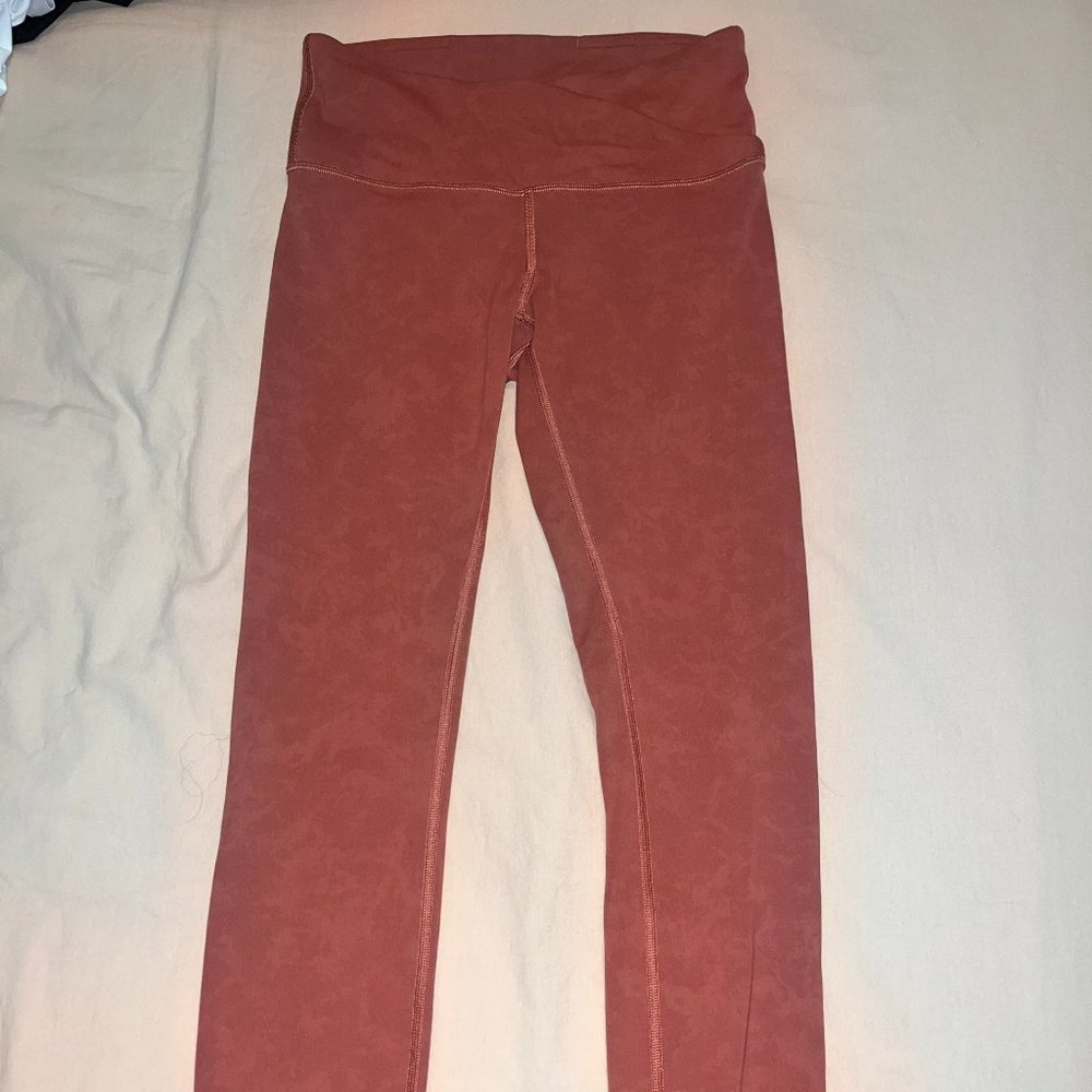 Lululemon Crossover Leggings- Rust/Red